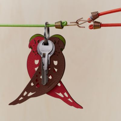 Hermès Tohu-bohu charm key ring H hibouton clochette key ring | Hermès USA